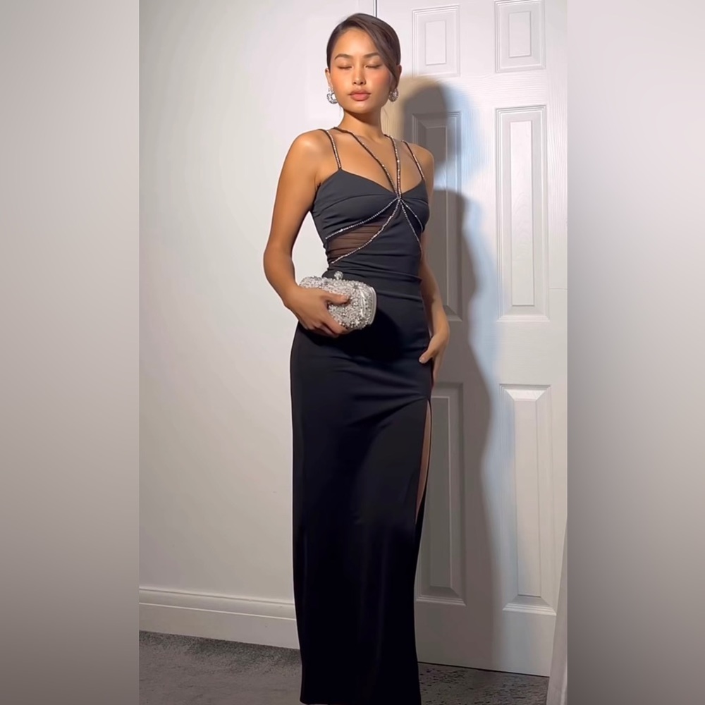 RareLondon Black Dress